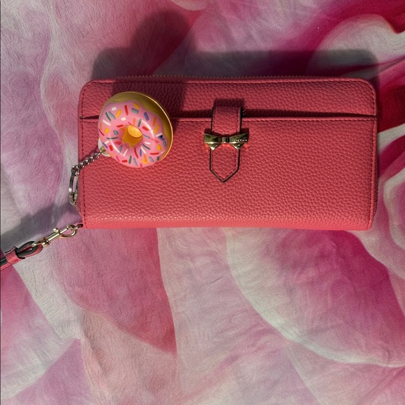 Anne Klein Handbags - Anne Klein - Pink Leather Women's Wallet